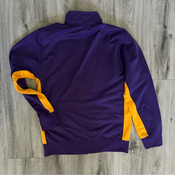 NBA Purple and Gold Lakers Jacket with Mock Neck - Picture 5 of 5